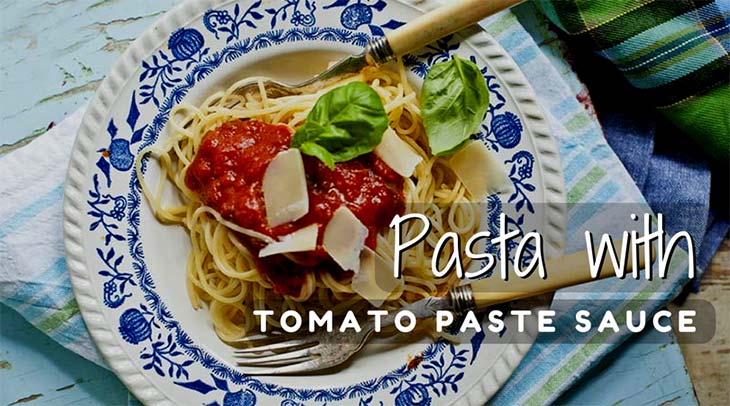 pasta-with-tomato-paste-sauce