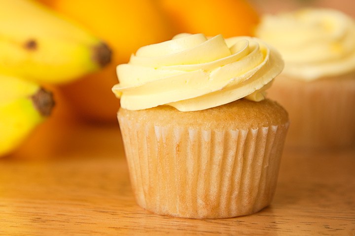 Airfryer-Banana-Cupcakes-With-Cream-Cheese-Frosting