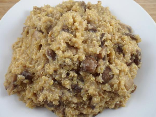 mushroom-quinoa-risotto