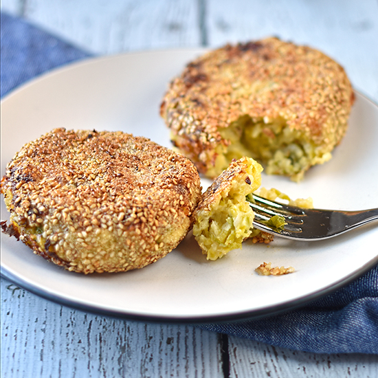 sesame-crusted-cabbage-and-potato-cakes
