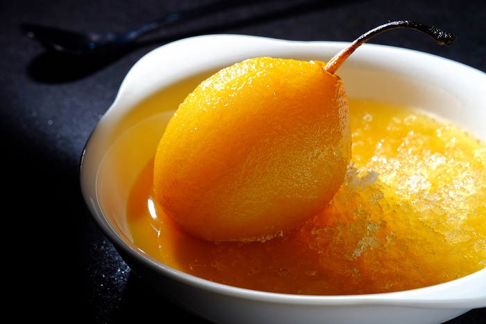 Golden-Pears-with-Spiced-Maple-Granita