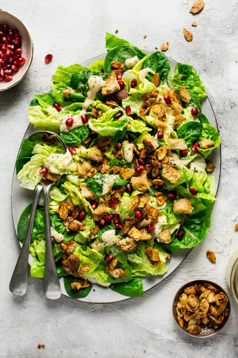 Vegan-caesar-salad